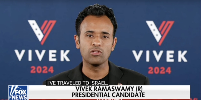 Vivek Ramaswamy, screen capture Fox News
