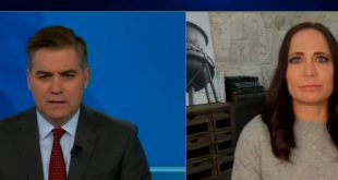 Former Trump Press Secretary Stephanie Grisham is interviewed by CNN's Jim Acosta.