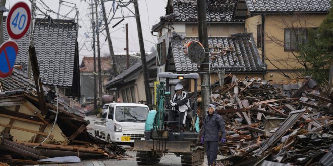 Woman Rescued From Rubble in Japan Five Days After Deadly Quake