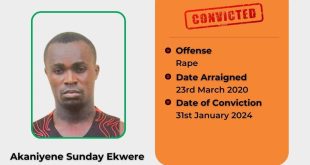 32-year-old married man sentenced to life imprisonment for raping 4-year-old girl in Akwa Ibom
