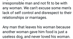 Any man they used food to snatch is irresponsible and not fit to be with any woman  - Nigerian businessman says