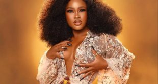 BBNaija star, CeeC cups her boobs as she displays ample cleavage in new photos