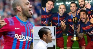 Barcelona remove Dani Alves from official list of club legends after rape conviction