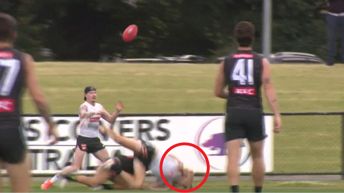 Collingwood star's training modified after ugly incident