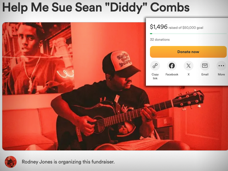 Diddy accuser started a GoFundMe weeks before lawsuit and did not mention s3xual assault allegation