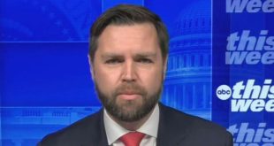 JD Vance gets his mic cut on ABC's This Week.