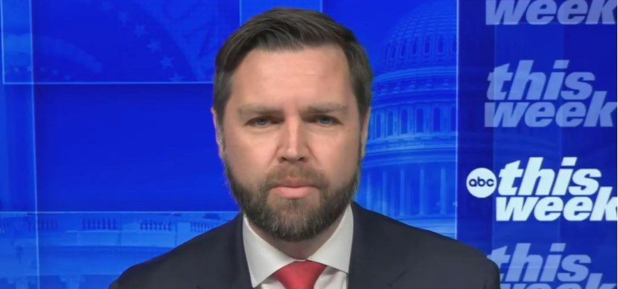 JD Vance gets his mic cut on ABC's This Week.