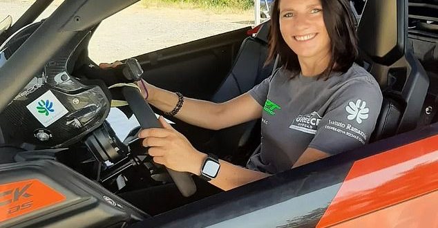 Italian rally champion, Giulia Maroni