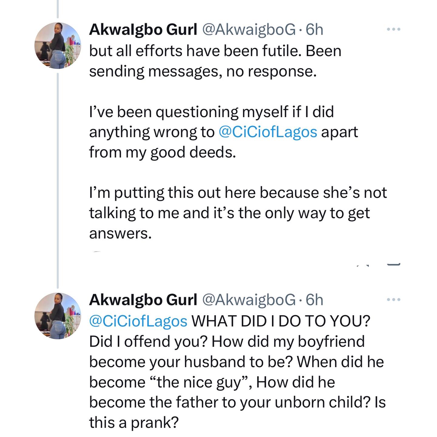Lady calls out her friend for ??snatching?? her man and getting pregnant for him