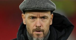 Manchester United manager Erik ten Hag, December 2023