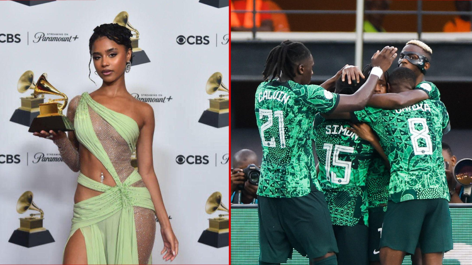 Nigerians call on Super Eagles to beat South Africa for Davido, Burna Boy, Asake and Olamide Grammy loss