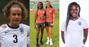 Rinsola Babajide and Ashleigh Plumptre: England stars reunite with Super Falcons of Nigeria