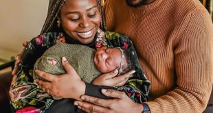 Actor Daniel Etim-Effiong and wife Toyosi welcome third child