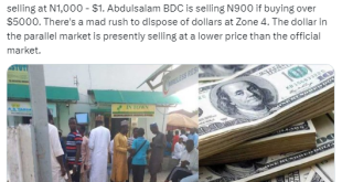 Dollar not selling at N1,000/$1- BDCs debunk viral post