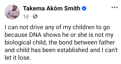 I cannot drive any of my children away if DNA test shows he or she is not my biological child - Nigerian father says
