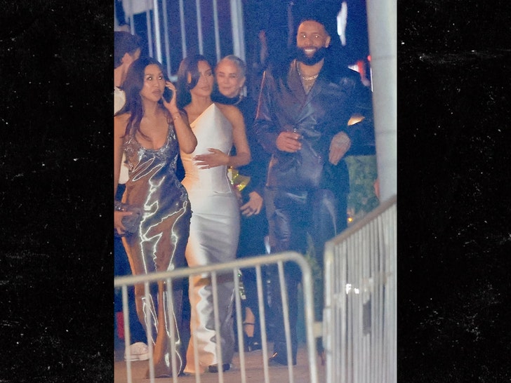 Kim Kardashian and Odell Beckham Jr. pack on the PDA at Oscars after-party