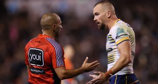 LIVE: Eels 'dudded' by costly calls against premiers
