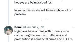 Many mothers are raising innocent looking demons - X user says after EFCC reportedly stormed a church to arrest a Chorister running a pimping Whatsapp platform