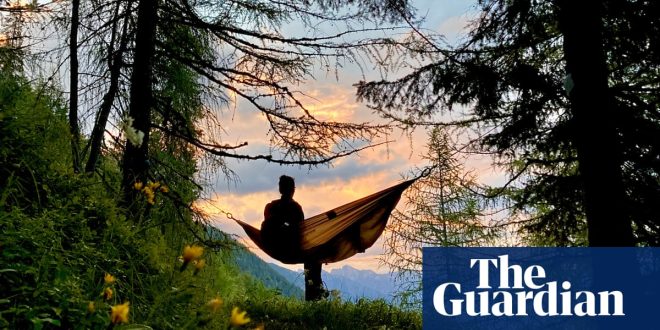 My hammock was my window on to the valley: a new type of walking trail in the Swiss Alps