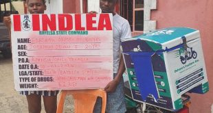 NDLEA apprehends hair stylist and dispatch rider peddling Cannabis-laced chin-chin to students