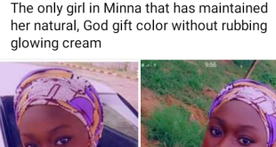 Nigerian father of 5 daughters shares photos of the "only girl in Minna that maintains her natural, God gift color without rubbing glowing cream"