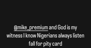 "Nigerians always fall for pity card" Lord Lamba says as he sues Queen Mercy Atang for custody of their daughter because he can