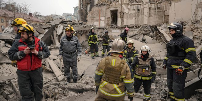 Photos: Russia steps up bombardment of Ukraine’s capital
