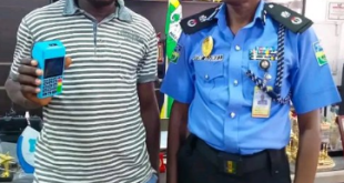 Police return N9.9million to rightful owner after it was mistakenly transferred to a POS operator