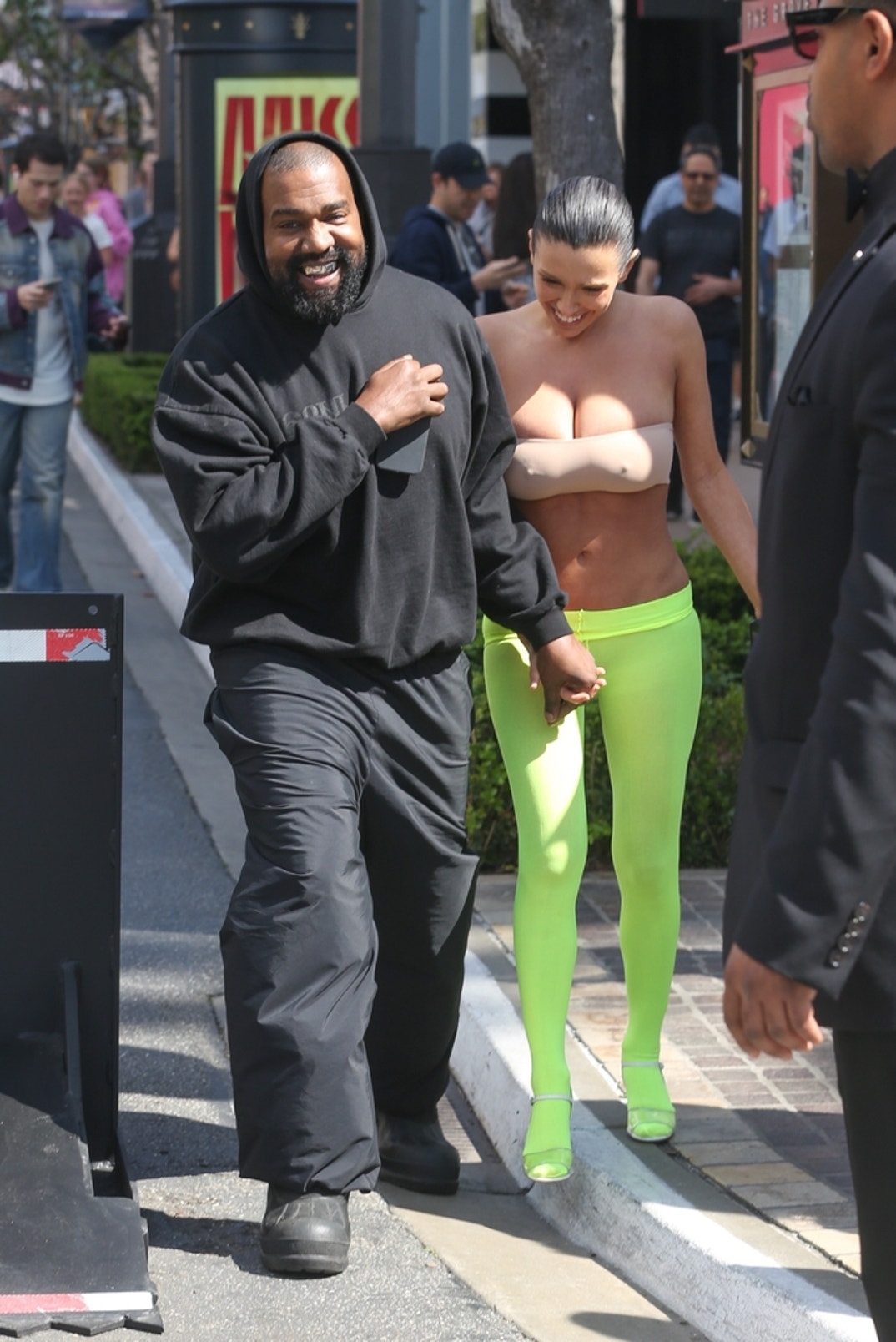 Rapper Kanye West pulls down his wife Bianca Censori