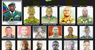 Soldiers killed in Okuama to be buried today