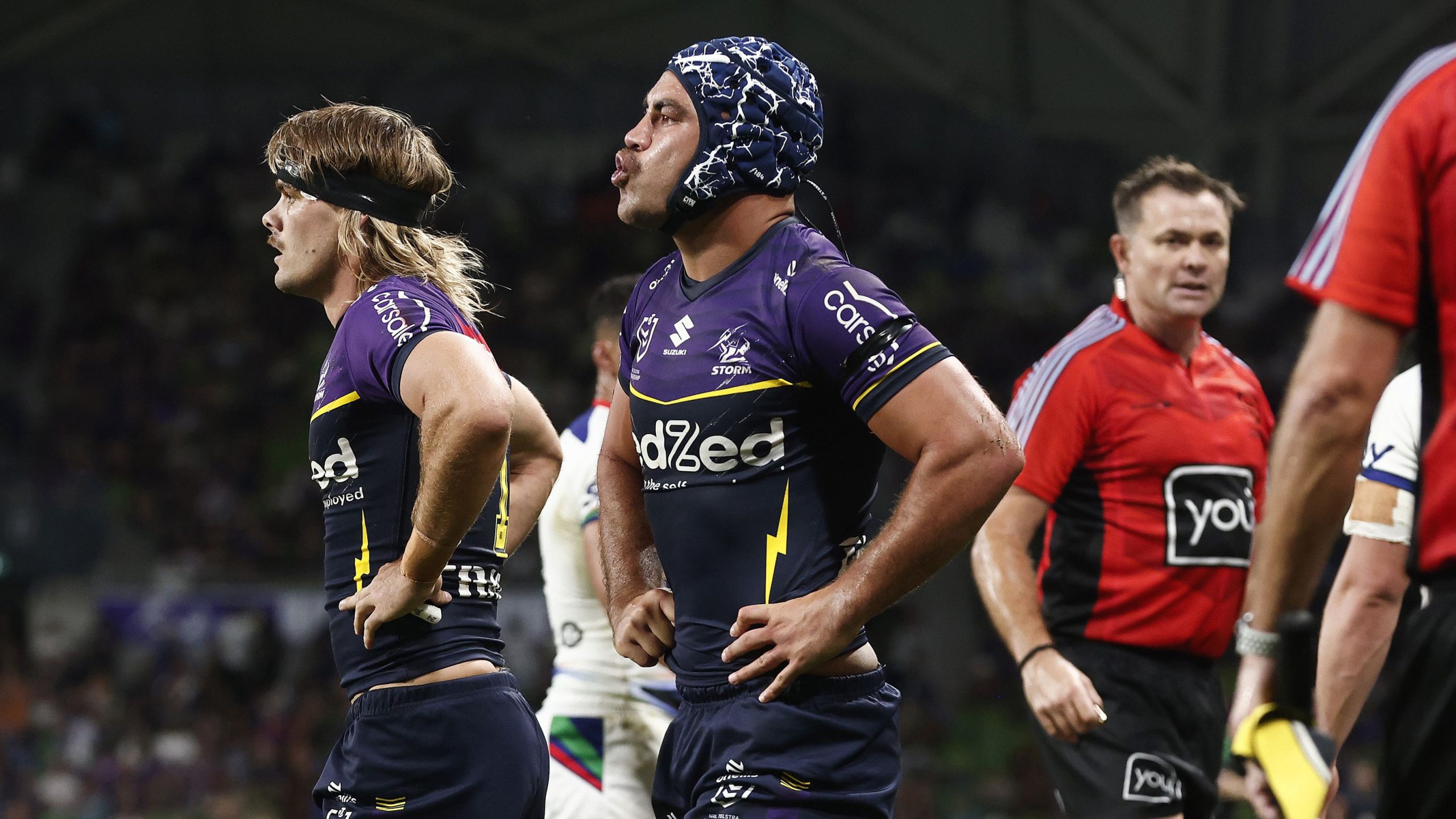 Storm halfback facing ban after referee incident