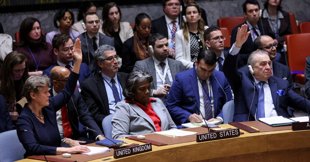 U.N. Security Council Calls for Immediate Cease-Fire in Gaza as U.S. Abstains
