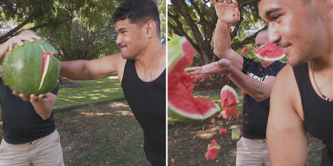 Why Aussie boxing's next big thing destroyed a watermelon