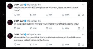 'Leave your kids at home MF' - Rapper Doja Cat cusses out parents who bring kids to her concerts
