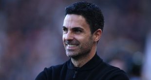 Arsenal manager Mikel Arteta ahead of the Gunners