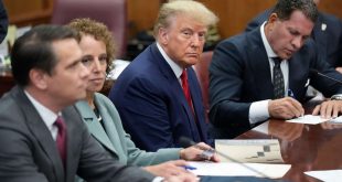 Donald Trump makes history as he becomes the first former US president to face criminal trial as he appears in New York court (Photos)