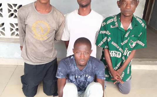 Four ?one chance? operators arrested for allegedly withdrawing N1.4 million from their victim?s account in Lagos