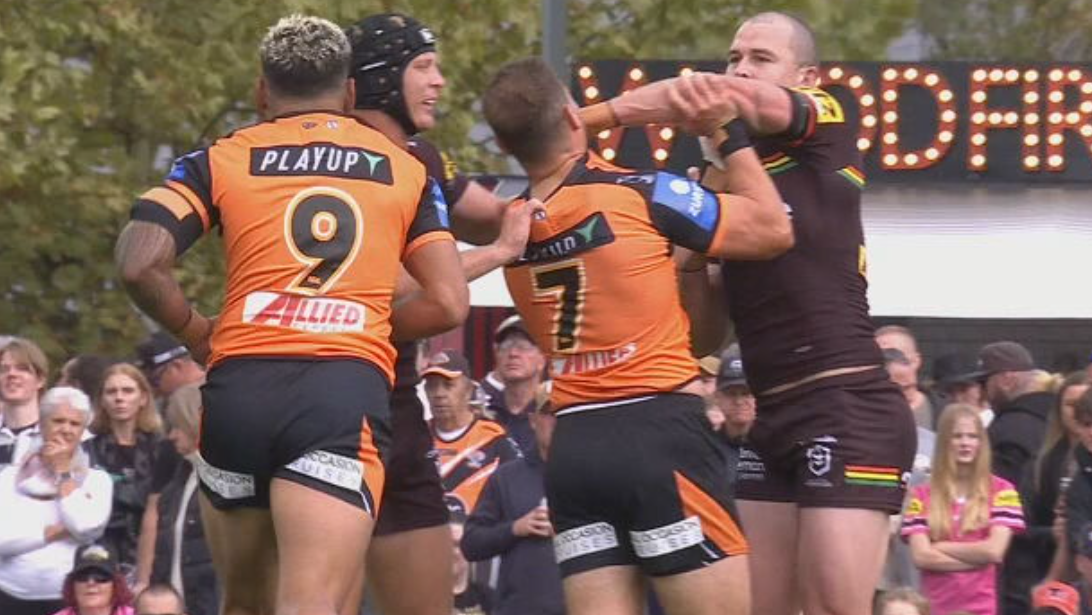 LIVE: Tempers flare after early kick pressure drama
