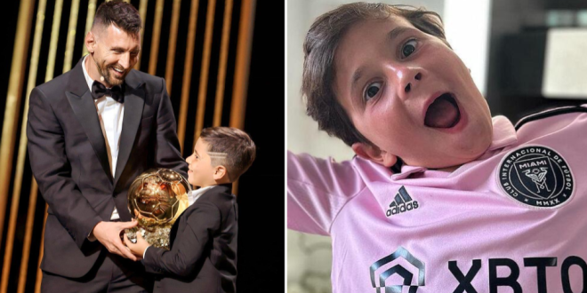 Lionel Messi's son breaks the internet after scoring five goals for Inter Miami