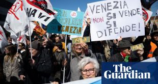 ‘Are we joking?’: Venice residents protest as city starts charging visitors to enter