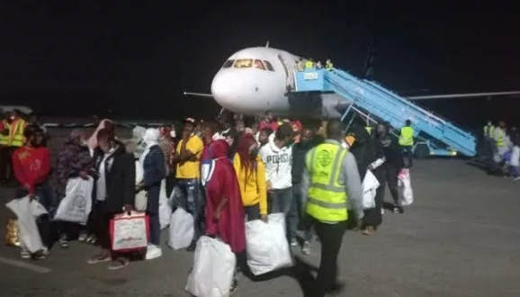 Another set of 122 stranded Nigerians evacuated from Libya