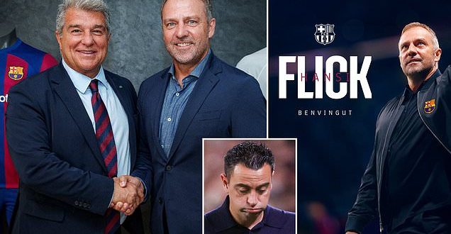 Barcelona appoint Hansi Flick as their new coach on a�two-year-deal after Xavi sacking