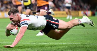 Crichton double leads to huge Roosters victory