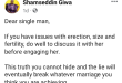 If you have issues with erection, size and fertility, discuss it with her before engaging her - Nigerian marriage therapist advises single men