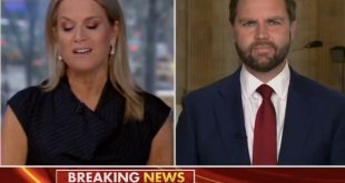 Sen. J.D.. Vance on Fox News being asked why he's supporting Trump during his criminal trial for allegedly paying off a porn star
