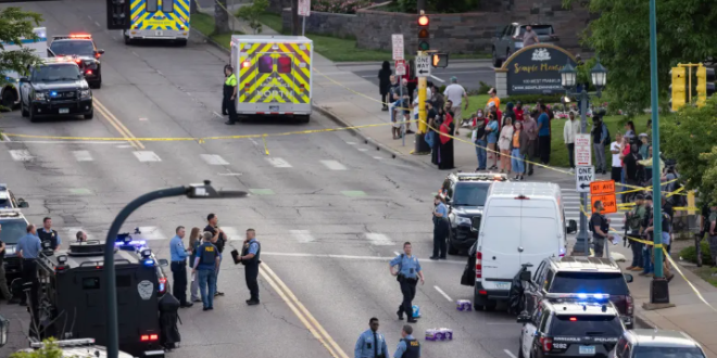 Mass shooting in Minneapolis neighborhood leaves police dead and five people injured