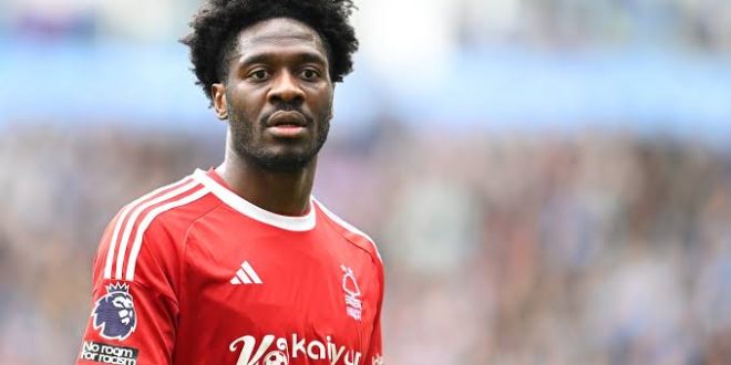 Nottingham Forest Trigger contract of Super Eagles defender Ola Aina