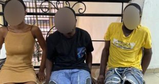 Police arrest three members of one-chance syndicate terrorizing residents on flyovers in Rivers