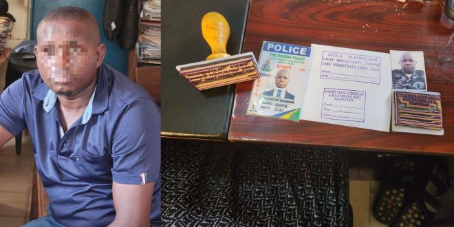 Police arrests man for forging Lagos magistrate