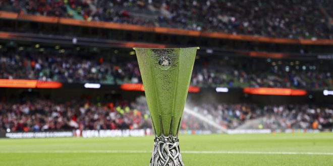 UEFA Europa League trophy.